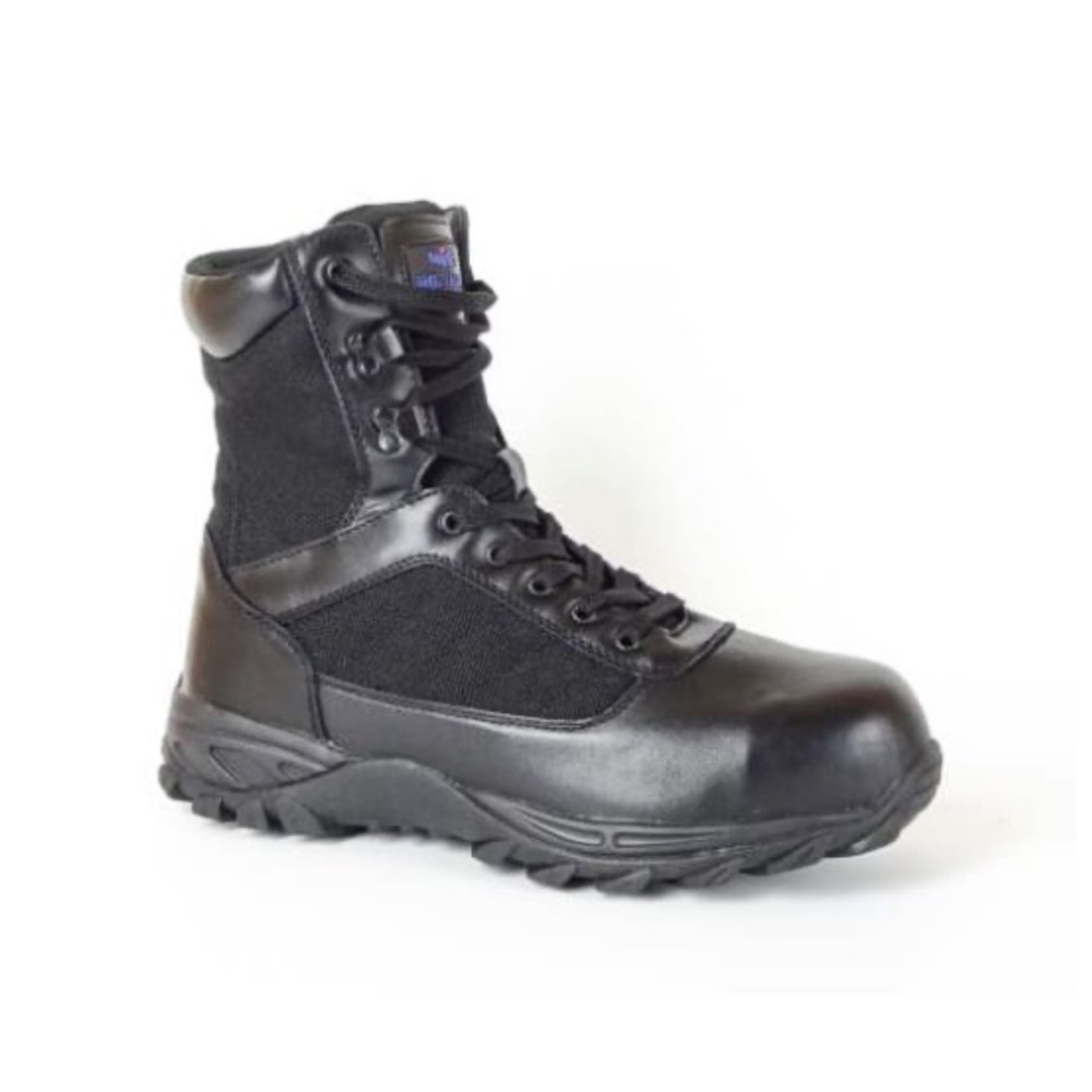 Mt. Emey Men's Black Composite Toe, Leather Upper Work Boots 11.5 New in the Box